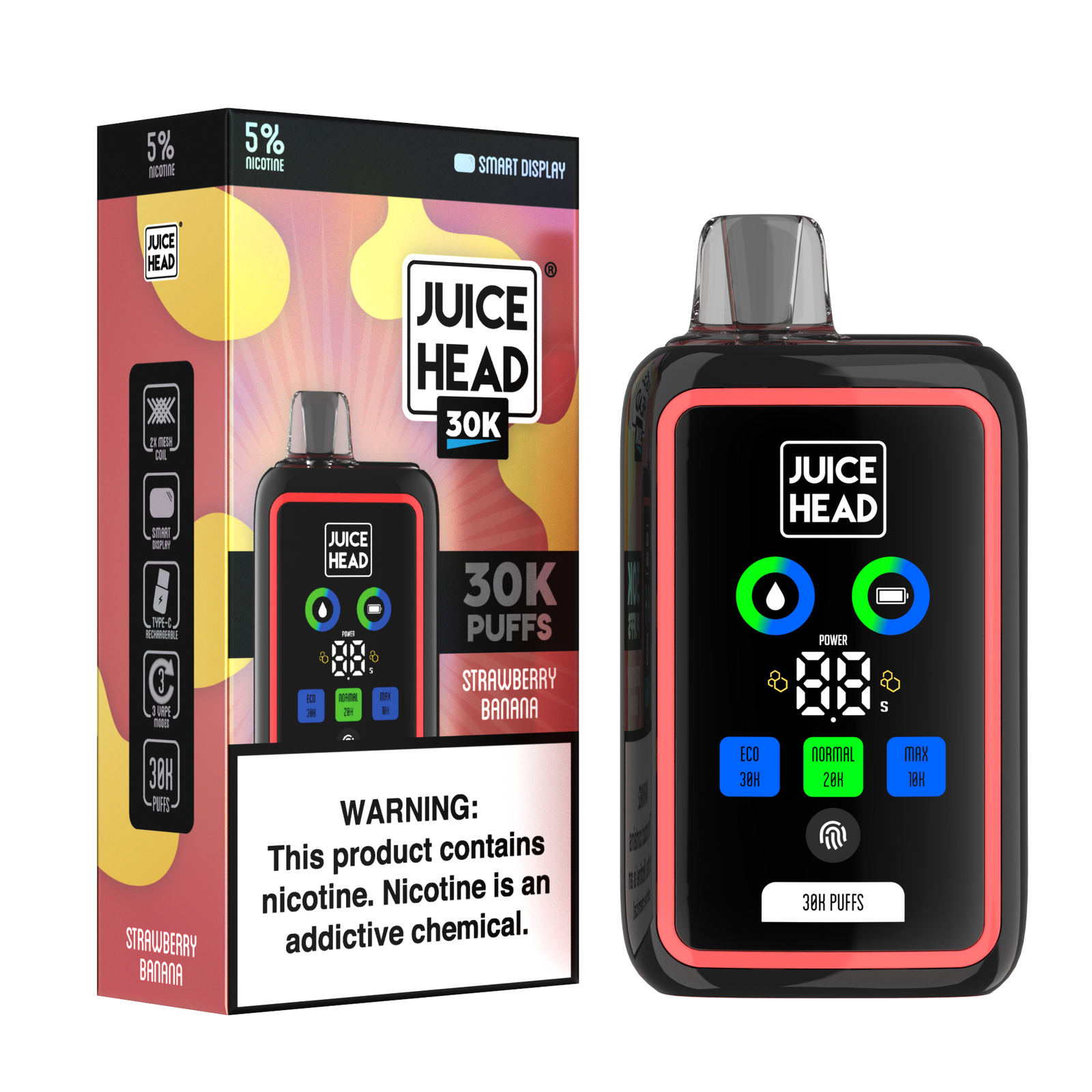 Juice Head 30K  - Strawberry Banana