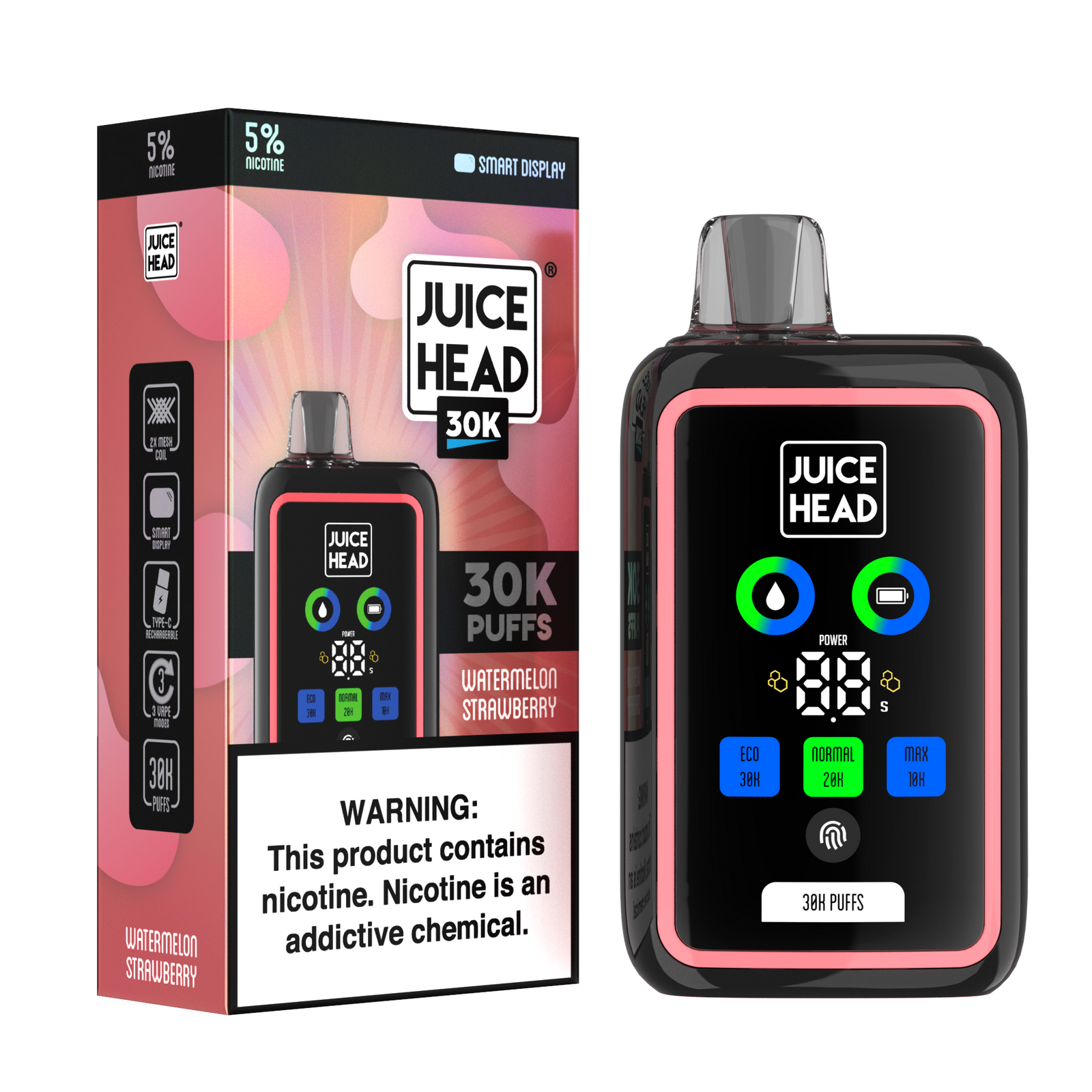 Juice Head 30K  - Watermelon Strawberry