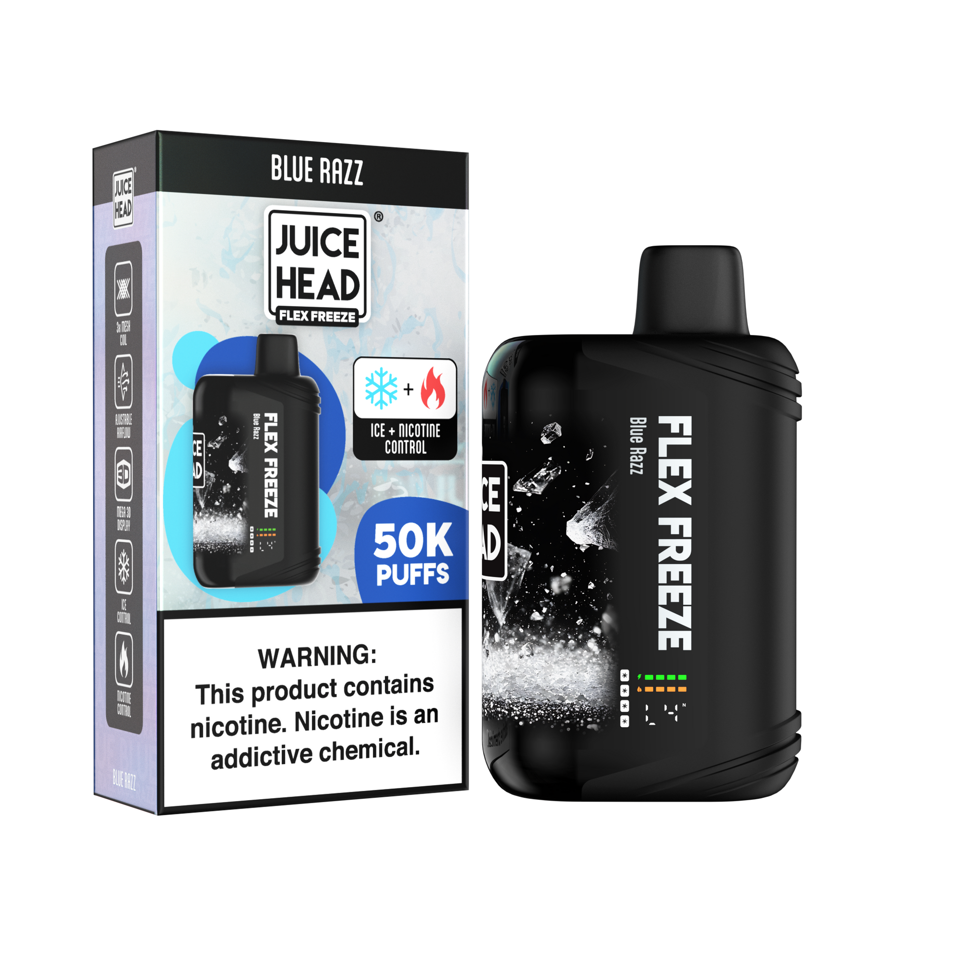 JUICE HEAD FLEX FREEZE - Blue Razz JUICE HEAD FLEX FREEZE - Blue Razz