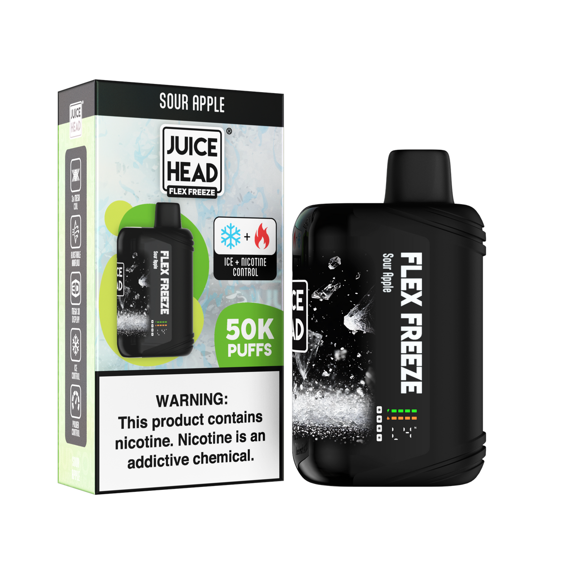 sour apple ice vape juice Flex Freeze Pen, Control Select Flavor ::Blue Razz Cloud PO#1954 SPROUT AIO - LEMON