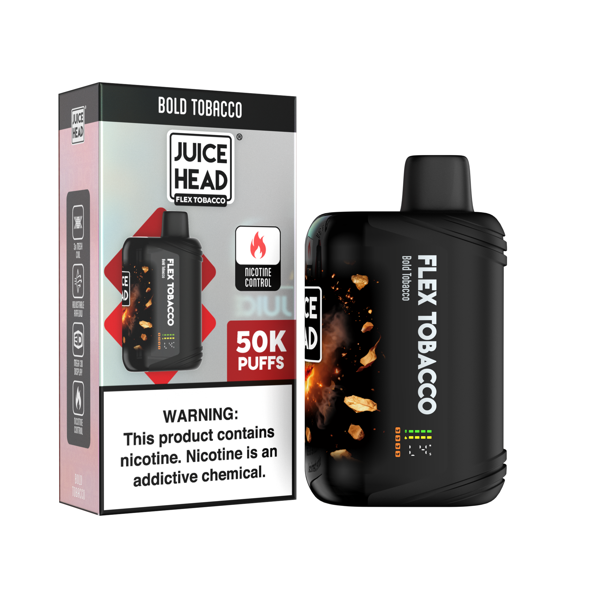 JUICE HEAD FLEX - Bold Tobacco