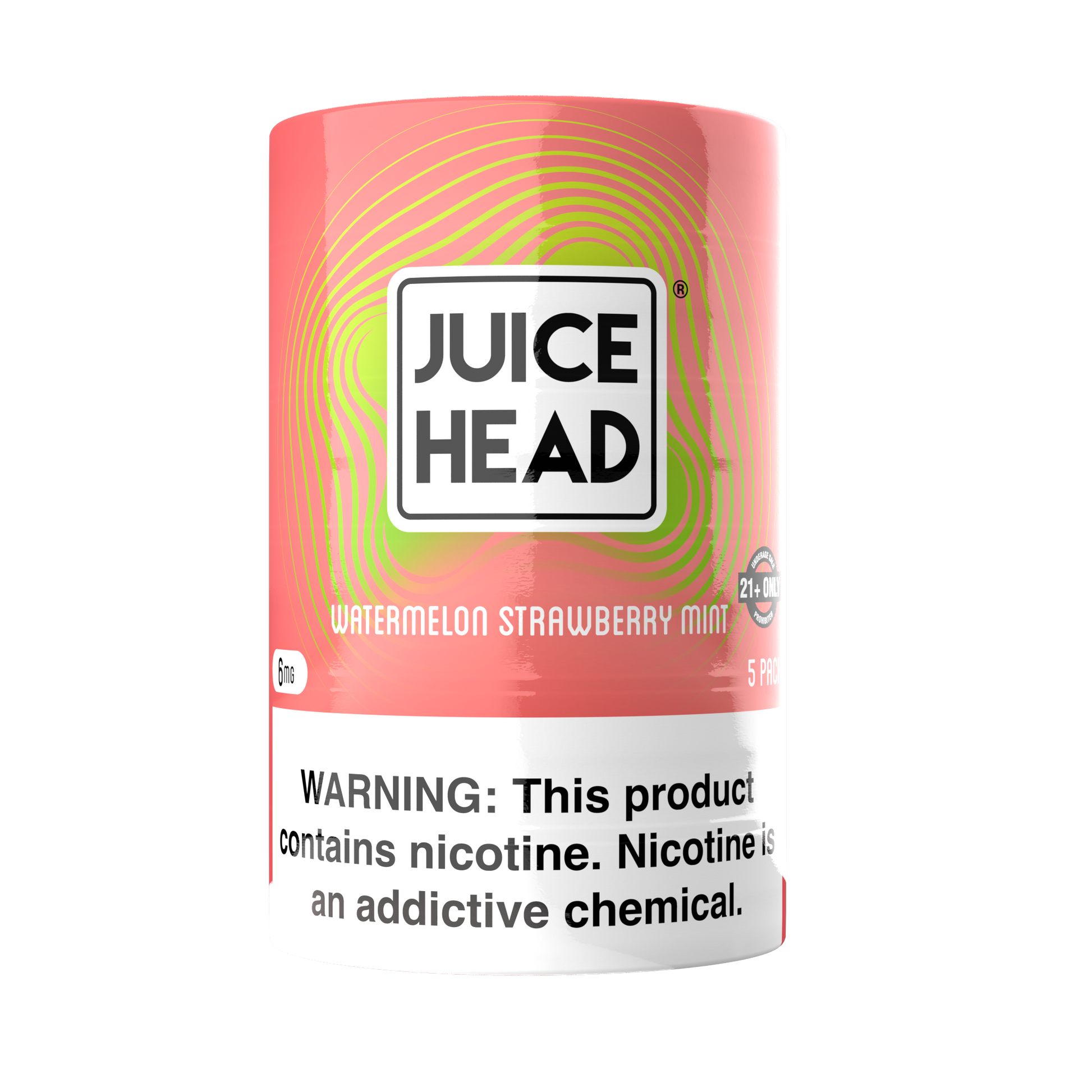 JUICE HEAD POUCHES - Watermelon Strawberry Mint - 5-Pack JUICE HEAD POUCHES - Watermelon Strawberry Mint - 5-Pack