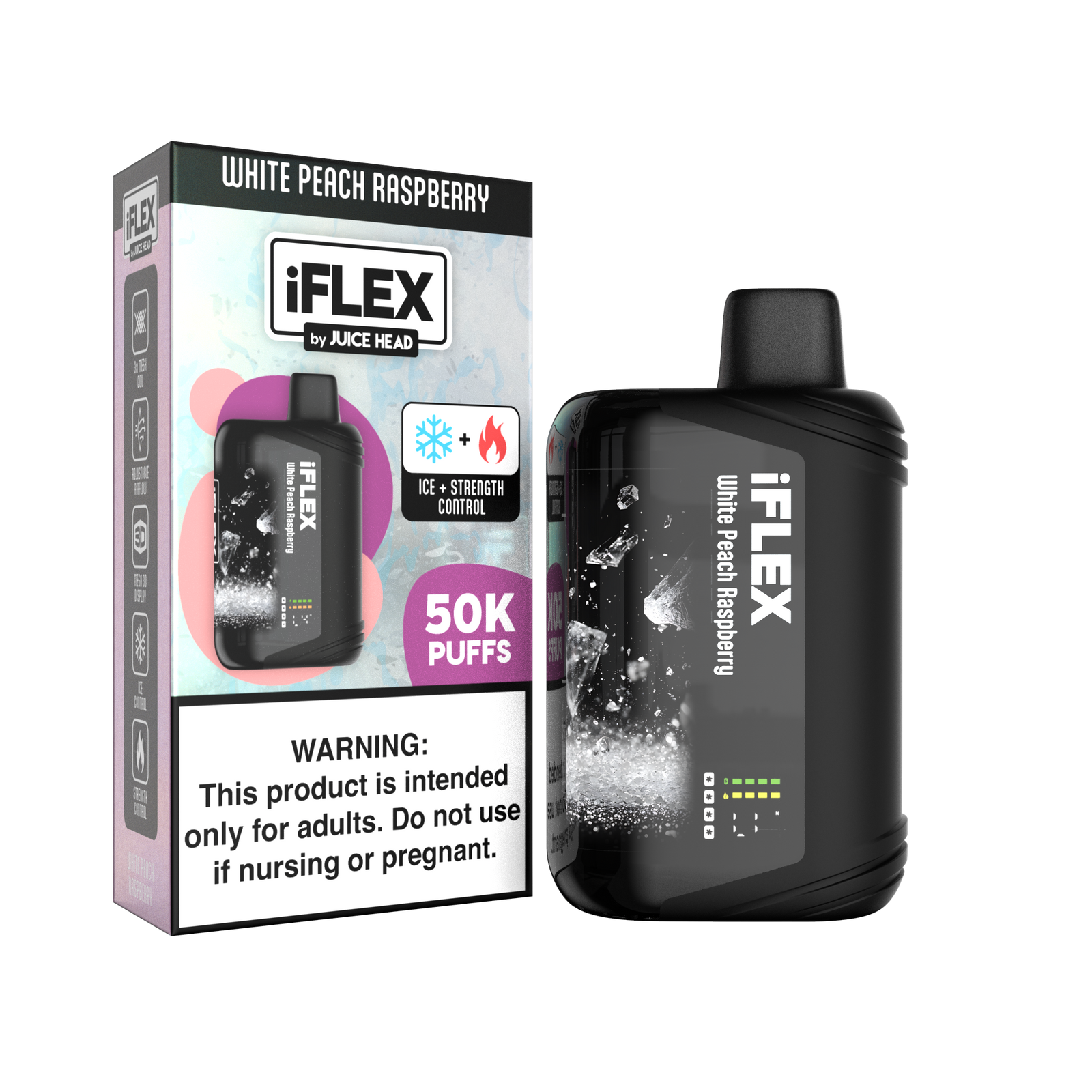 Juice Head iFLEX - White Peach Raspberry